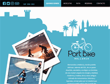 Tablet Screenshot of portbikemallorca.com